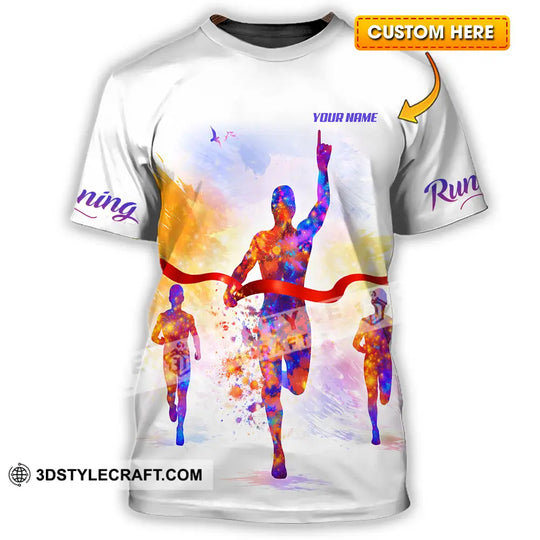 Unisex Shirt - Custom Running 3D Shirt style option 1