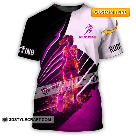 Unisex Shirt - Custom Running 3D Shirt style option 1