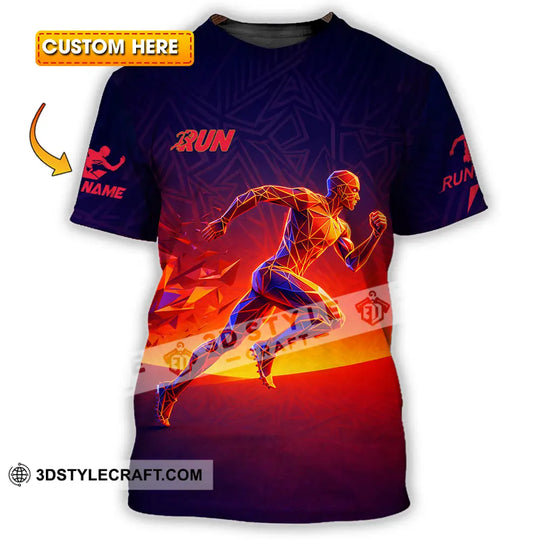 Unisex Shirt - Custom Running 3D Shirt style option 1