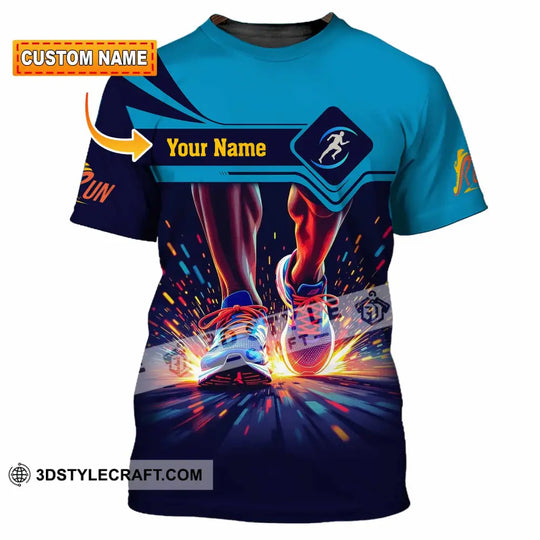 Unisex Shirt - Custom Running 3D Shirt style option 1