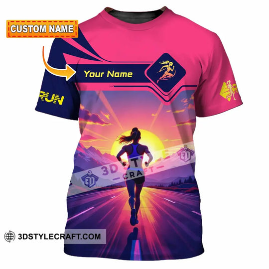 Unisex Shirt - Custom Running 3D Shirt style option 1