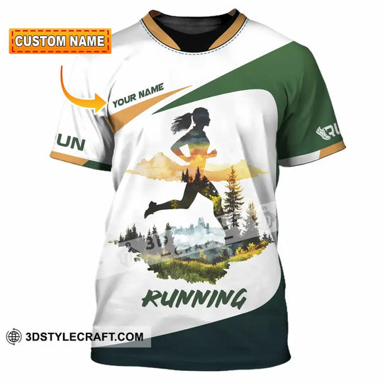 Unisex Shirt - Custom Running 3D Shirt style option 1