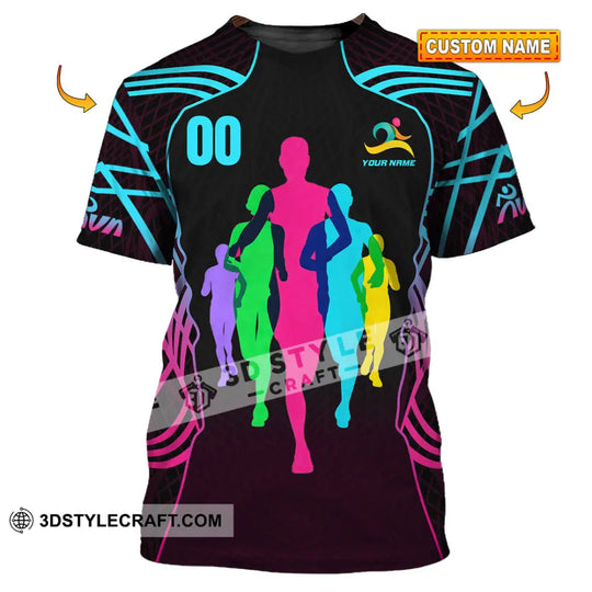 Unisex Shirt - Custom Running 3D Shirt style option 1