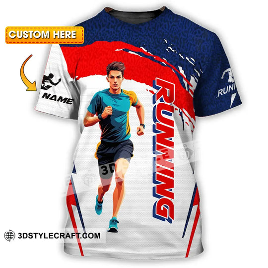 Unisex Shirt - Custom Running 3D Shirt style option 1