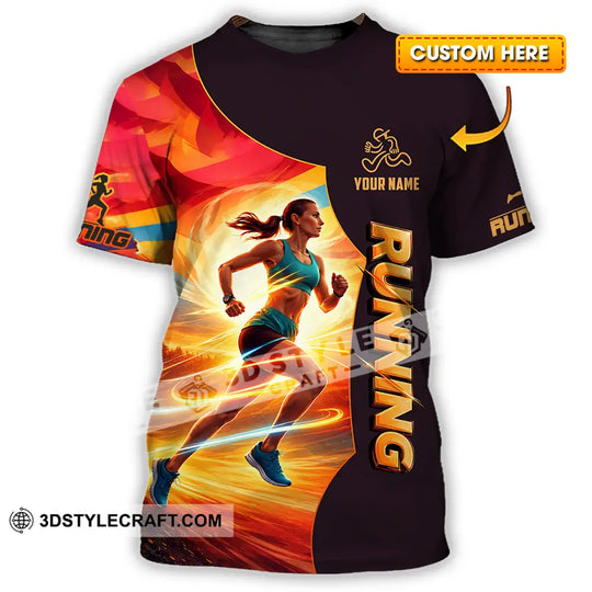 Unisex Shirt - Custom Running 3D Shirt style option 1