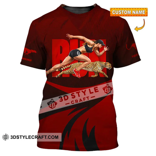 Unisex Shirt - Custom Running 3D Shirt style option 1