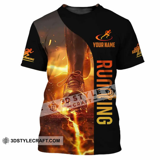 Unisex Shirt - Custom Running 3D Shirt style option 4