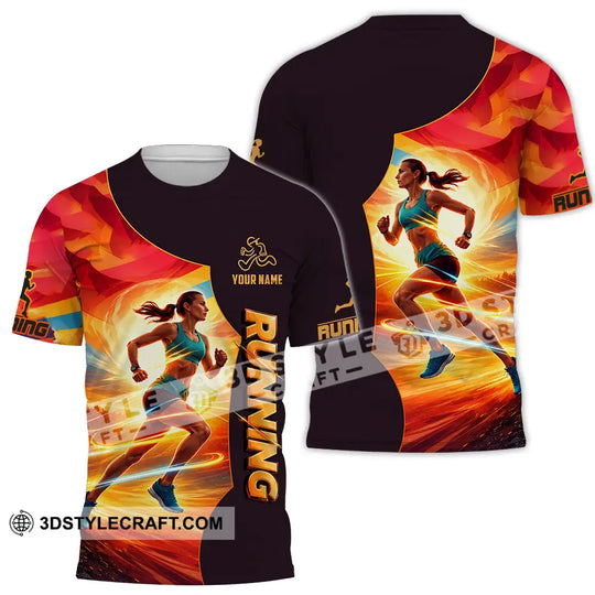 Unisex Shirt - Custom Running 3D Shirt style option 2