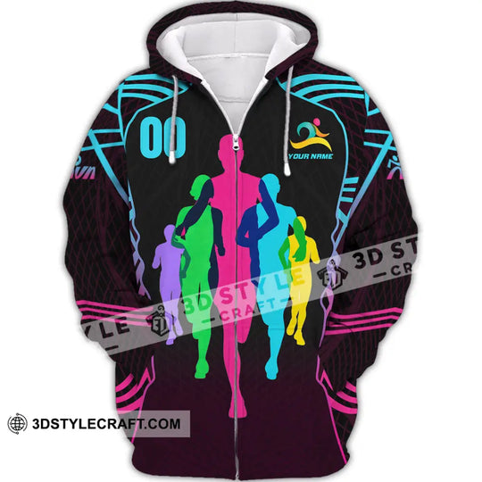 Unisex Shirt - Custom Running 3D Shirt style option 3