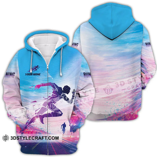 Unisex Shirt - Custom Running 3D Shirt style option 4