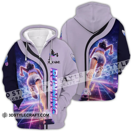 Unisex Shirt - Custom Running 3D Shirt style option 4