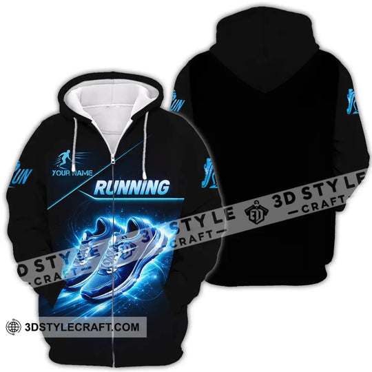 Unisex Shirt - Custom Running 3D Shirt style option 4