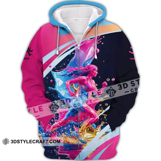 Unisex Shirt - Custom Running 3D Shirt style option 2