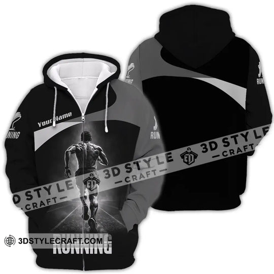 Unisex Shirt - Custom Running 3D Shirt style option 4