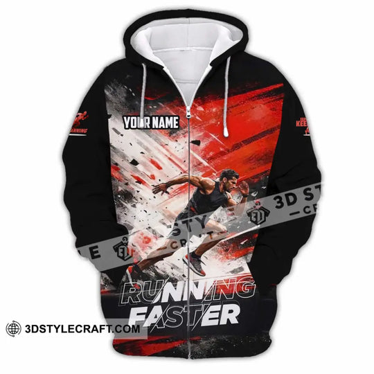 Unisex Shirt - Custom Running 3D Shirt style option 4