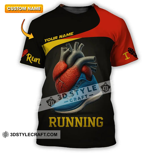 Unisex Shirt - Custom Running Lover, Runner Shirt style option 1