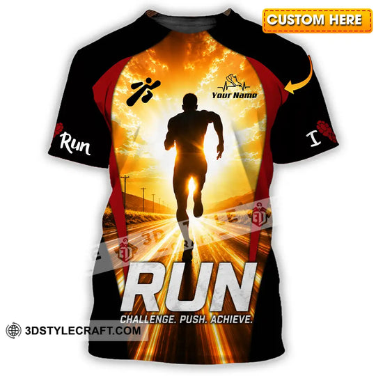 Unisex Shirt - Custom Running Shirt style option 1