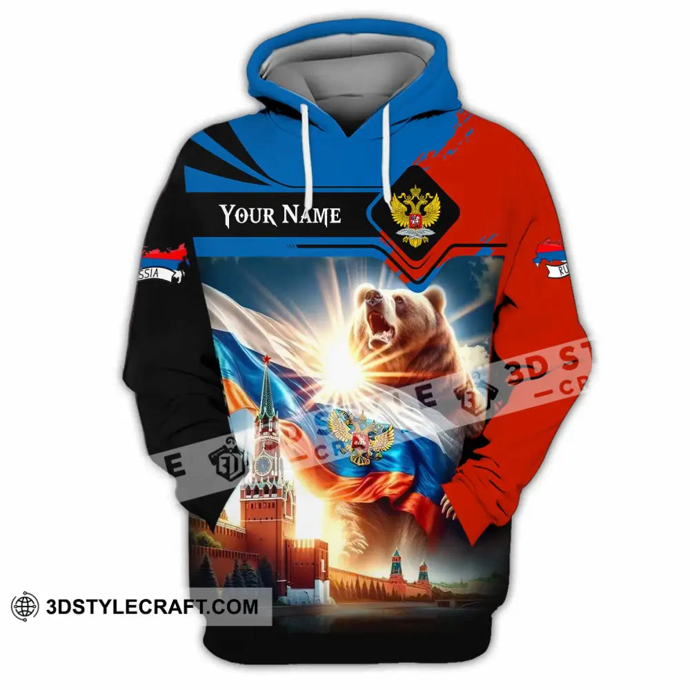 Unisex Shirt - Custom Russia 3D Shirt Hoodie / S T-shirt