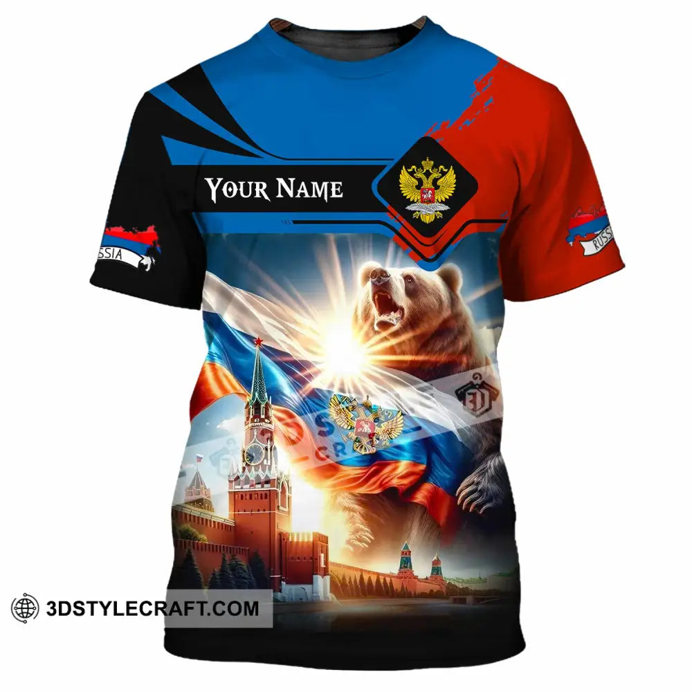 Unisex Shirt - Custom Russia 3D Shirt T-Shirt / S T-shirt