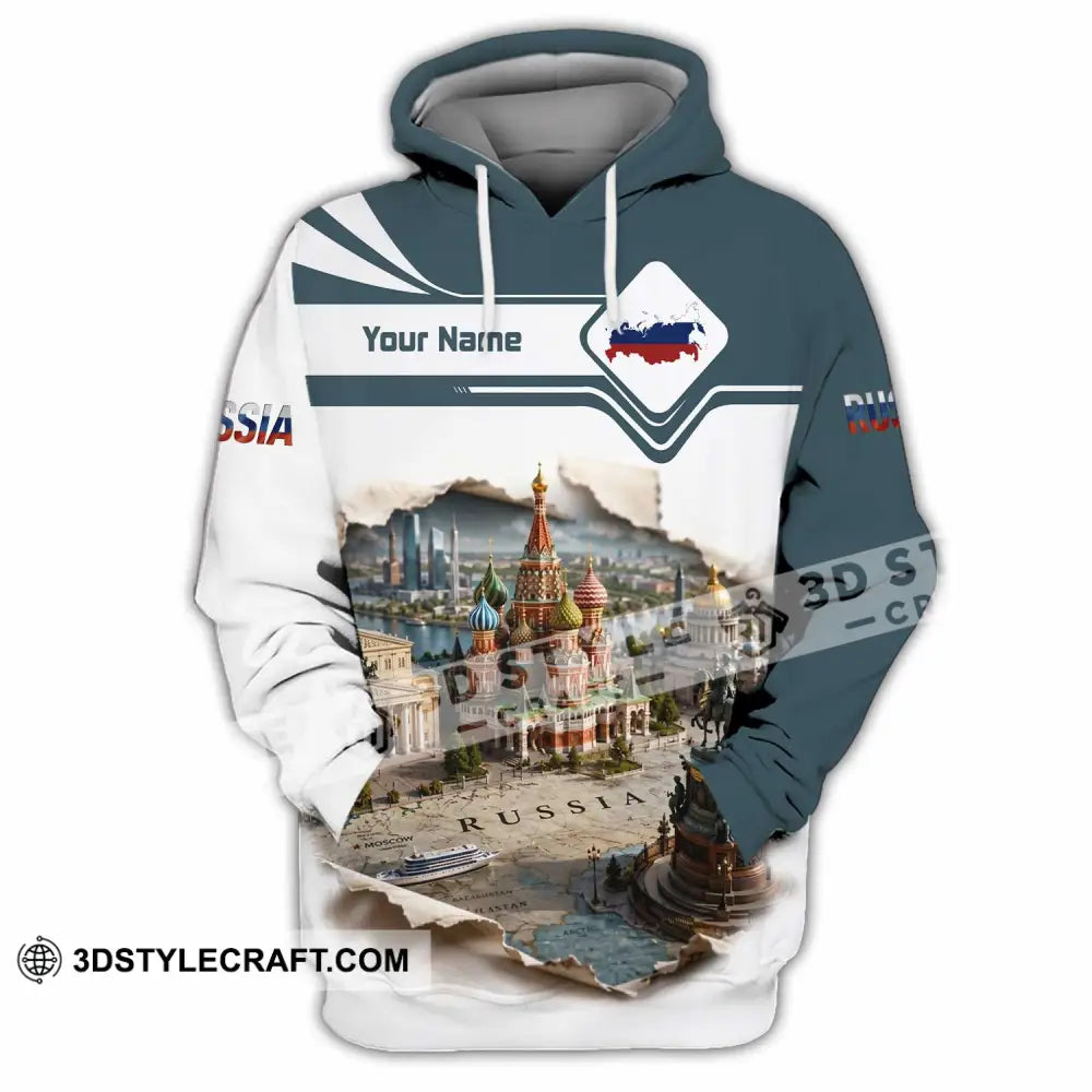 Unisex Shirt - Custom Russia Shirt - Hoodie / S - T-shirt