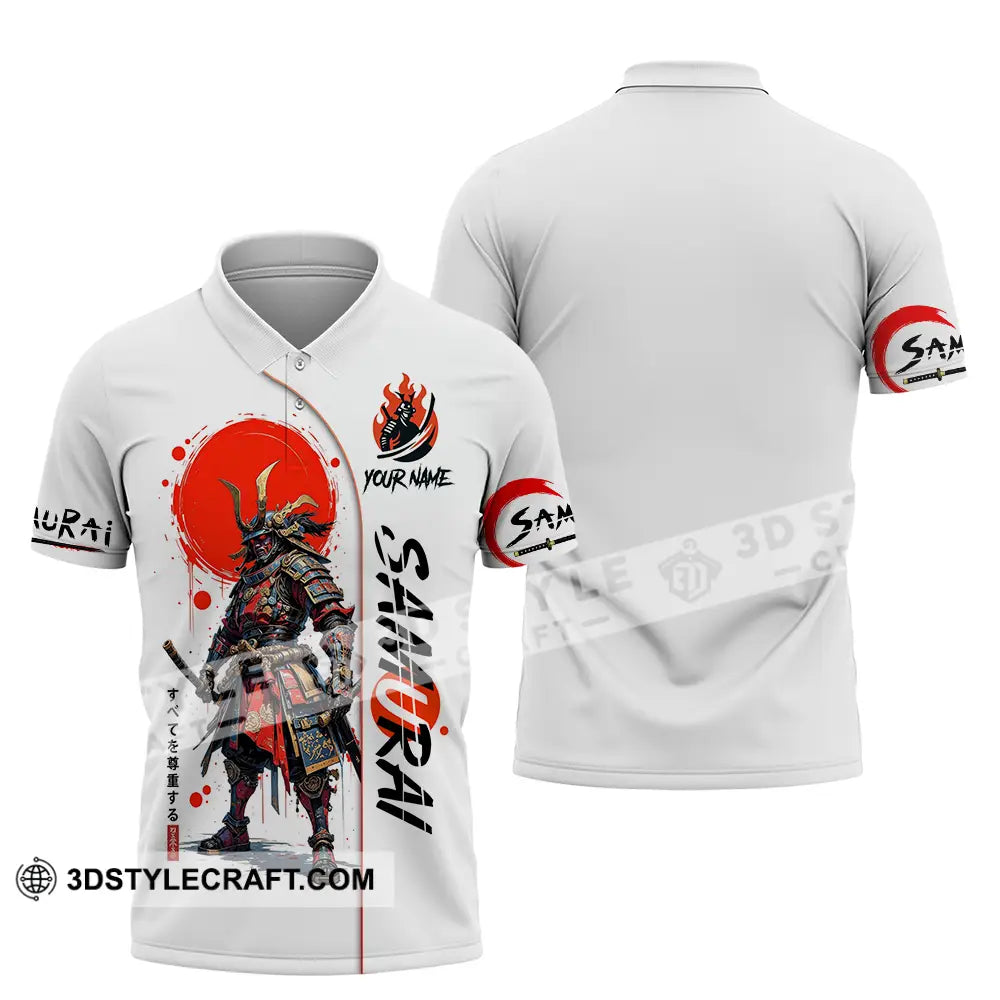 Unisex Shirt - Custom Samurai 3D Shirt Polo Shirt / S T-shirt