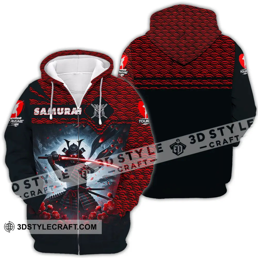 Unisex Shirt - Custom Samurai Shirt Zipper Hoodie / S T-shirt
