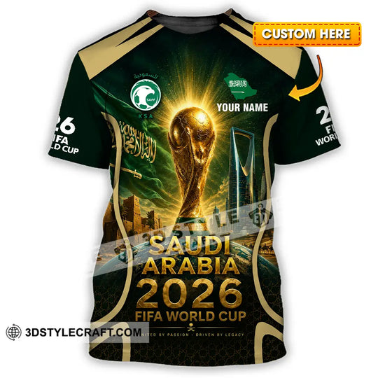 Unisex Shirt - Custom Saudi Arabia World Cup 2026 Shirt style option 1