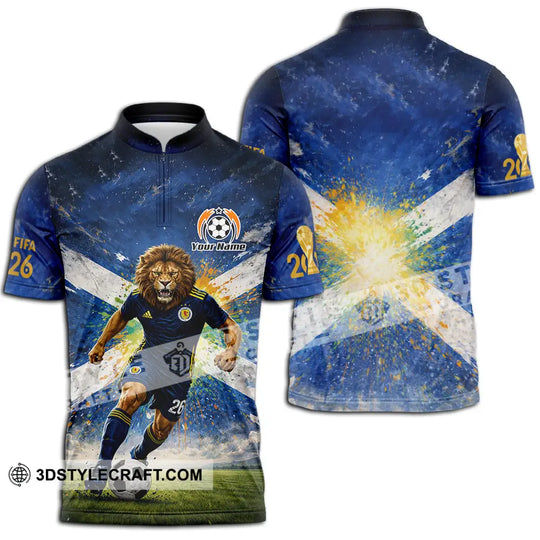 Unisex Shirt - Custom Scotland Fifa World Cup 2026 3D Shirt style option 3