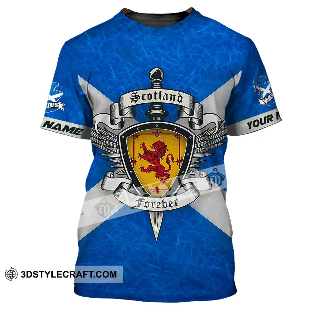 Unisex Shirt - Custom Scotland Forever Shirt T-Shirt / S T-shirt