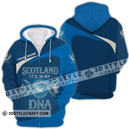 Unisex Shirt - Custom Scotland It's In My DNA Shirt style option 4