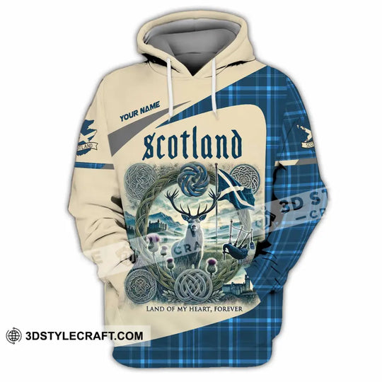 Unisex Shirt - Custom Scotland Land Of My Heart Forever 3D Shirt style option 4