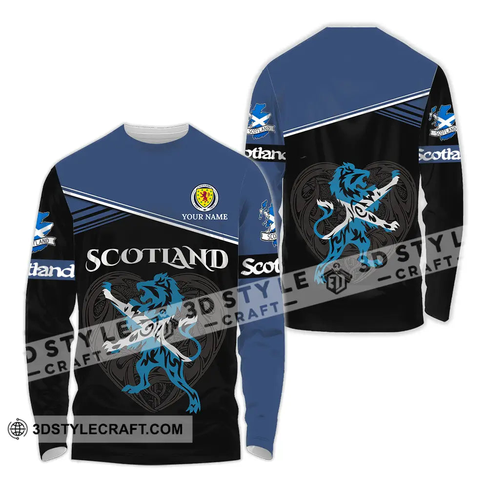 Unisex Shirt - Custom Scotland Shirt Long Sleeve Shirt / S T-shirt