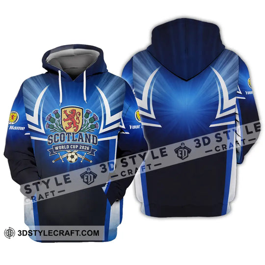 Unisex Shirt - Custom Scotland World Cup 2026 3D Shirt style option 3