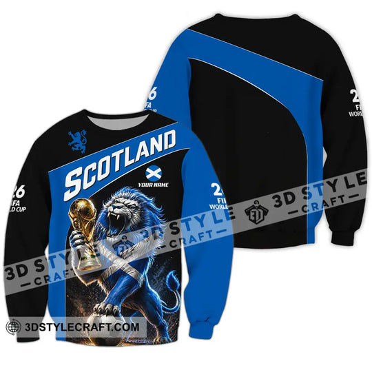 Unisex Shirt - Custom Scotland World Cup 2026 3D Shirt style option 4