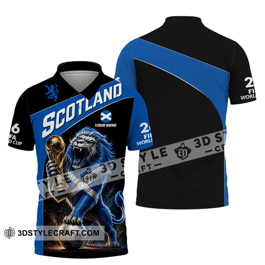 Unisex Shirt - Custom Scotland World Cup 2026 3D Shirt style option 3