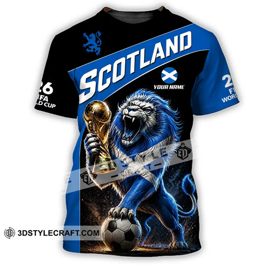 Unisex Shirt - Custom Scotland World Cup 2026 3D Shirt style option 1