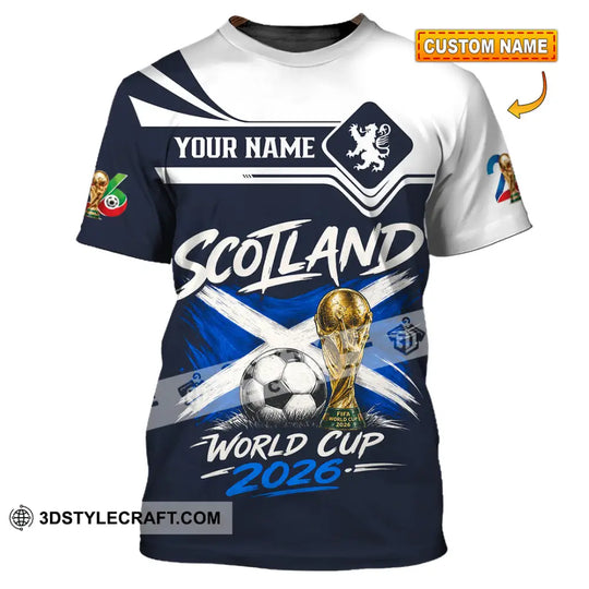 Unisex Shirt - Custom Scotland World Cup 2026 Shirt style option 1