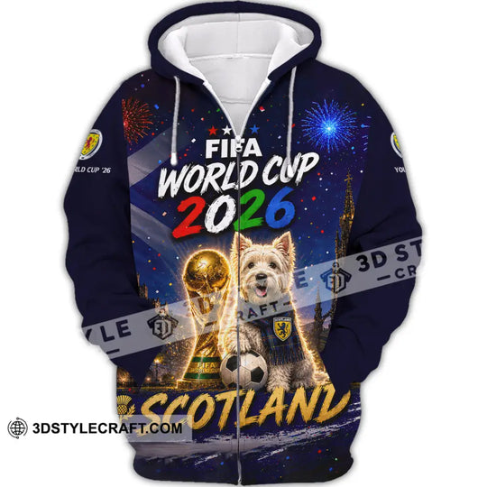 Unisex Shirt - Custom Scotland World Cup 2026 Shirt style option 3