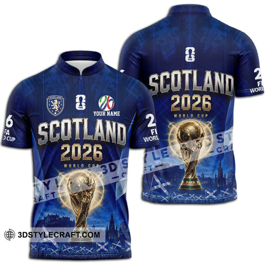 Unisex Shirt - Custom Scotland World Cup 2026 Shirt style option 2