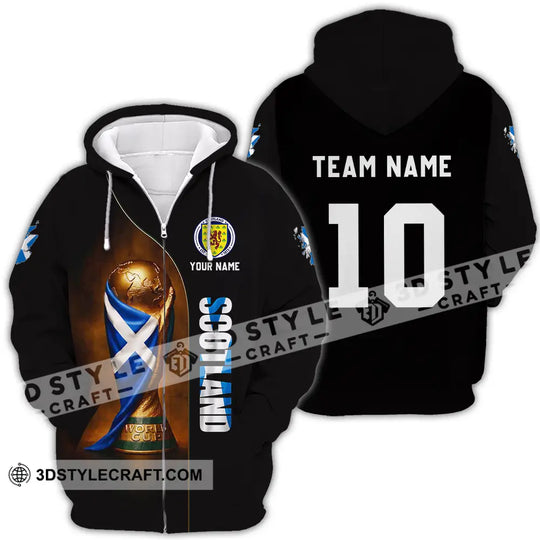 Unisex Shirt - Custom Scotland World Cup 3D Shirt style option 4