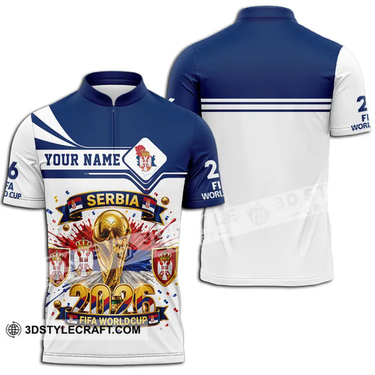 Unisex Shirt - Custom Serbia World Cup 2026 Shirt style option 2