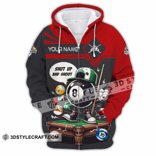 Unisex Shirt - Custom Shut Up And Shoot Billiard Shirt style option 3