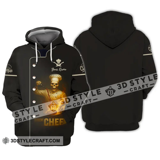 Unisex Shirt - Custom Skeleton Chef Shirt style option 3