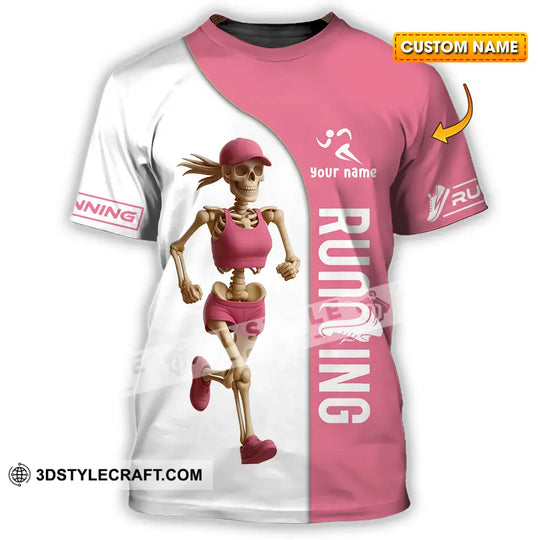 Unisex Shirt - Custom Skeleton Running Shirt style option 1