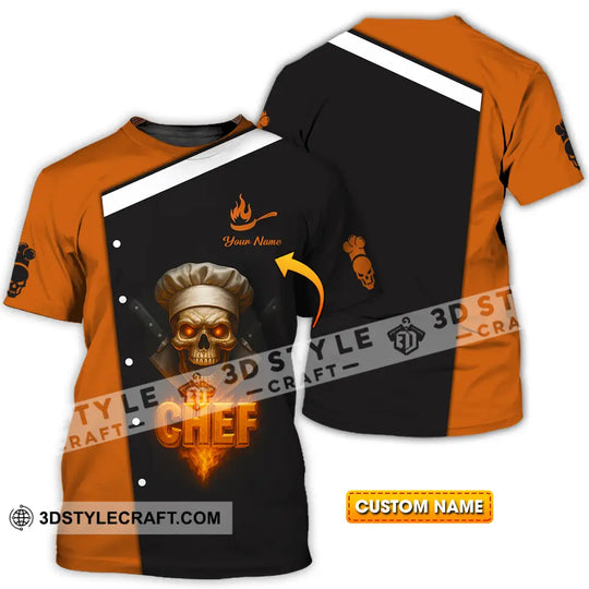 Unisex Shirt - Custom Skull Master Chef Shirt style option 1