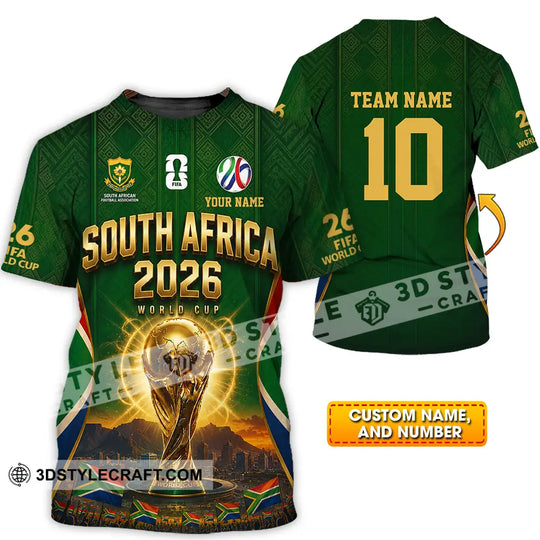 Unisex Shirt - Custom South Africa World Cup 2026 Shirt style option 1