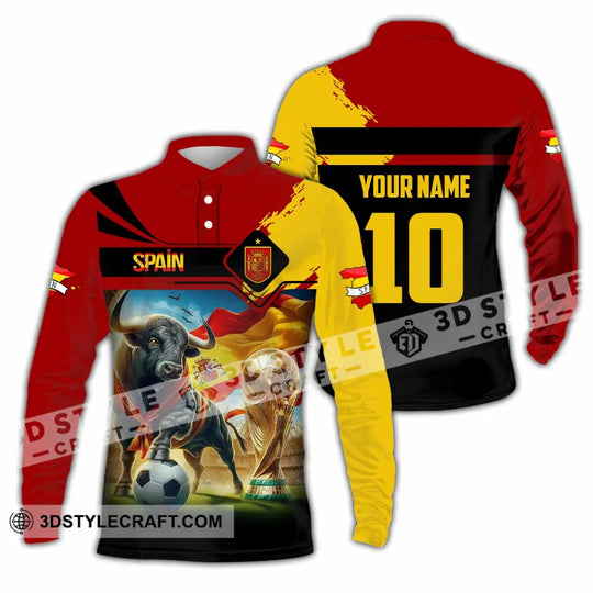 Unisex Shirt - Custom Spain 3D Shirt style option 2