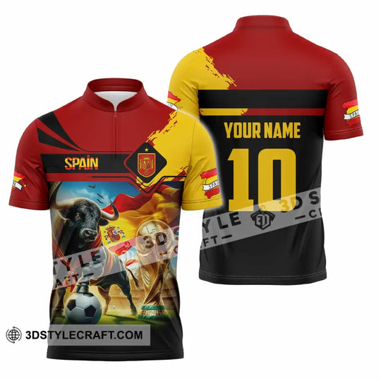 Unisex Shirt - Custom Spain 3D Shirt style option 3