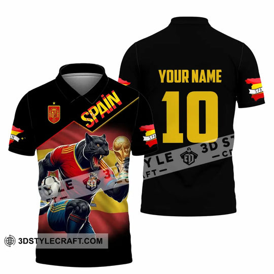 Unisex Shirt - Custom Spain World Cup 3D Shirt style option 2