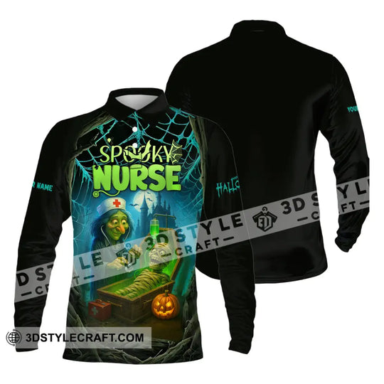 Unisex Shirt - Custom Spoopy Nurse Halloween Shirt style option 3